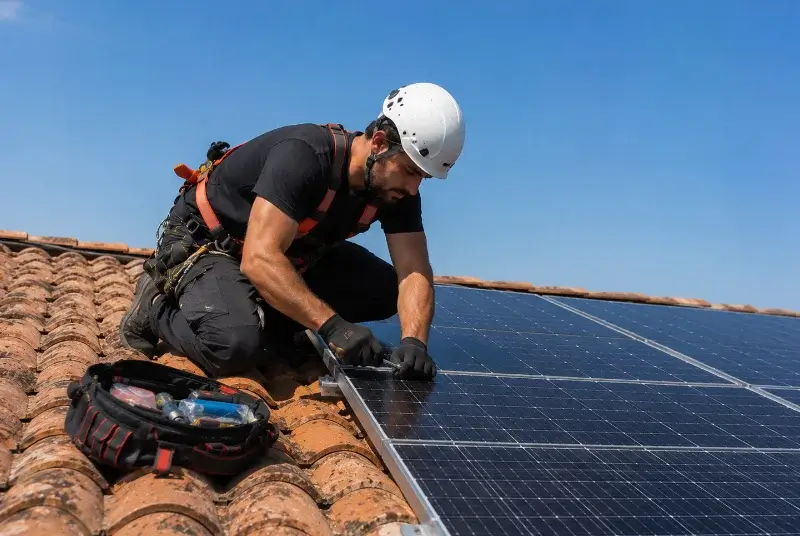 Maintenance et monitoring de panneaux solaires à Manzac-sur-Vern