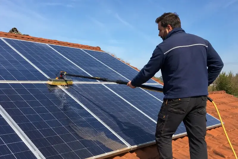 Nettoyage et entretien de panneaux solaires à Manzac-sur-Vern